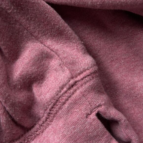 Pact Organic Cotton Pink Full Zip Hoodie Sweatshirt Size Large Sustainable READ - Picture 14 of 14